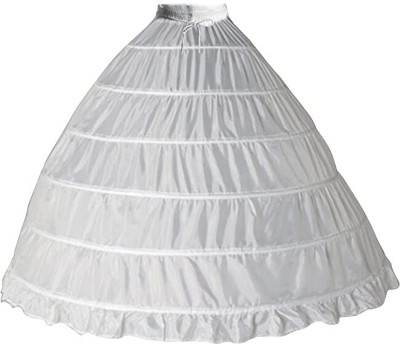 Kitty-Fashion Solid Women Layered White Skirt