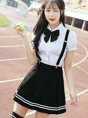 Khalak Striped Women Pleated Black Skirt