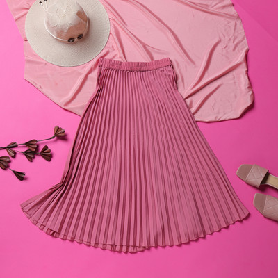 LookShine Printed Women A-line Pink Skirt