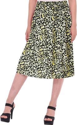 COTTON BREEZE Printed Women A-line Multicolor Skirt