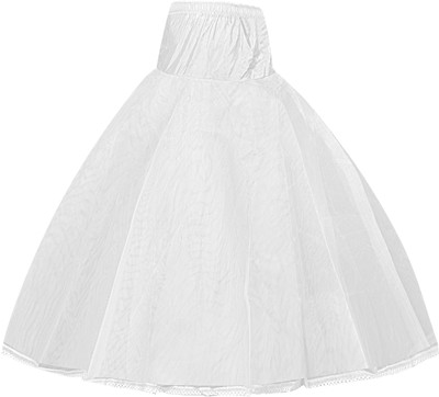 MGWCOLLECTION Solid Women Flared White Skirt