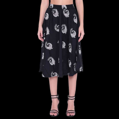 MAIYYAA COLLECTION Printed Women A-line Blue Skirt