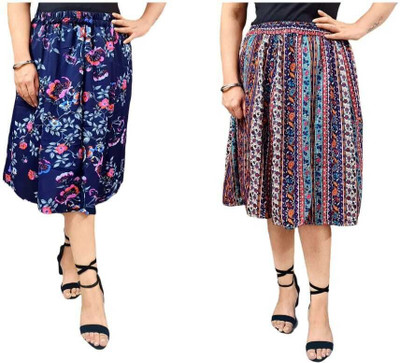MAIYYAA COLLECTION Printed Women A-line Multicolor Skirt