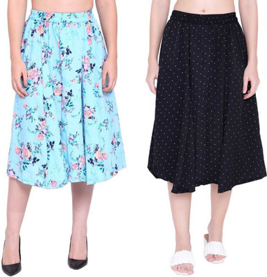 Manat Diva Printed Women A-line Multicolor Skirt