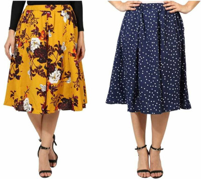 MAIYYAA COLLECTION Printed Women A-line Multicolor Skirt