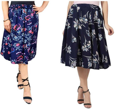 MAIYYAA COLLECTION Printed Women A-line Multicolor Skirt
