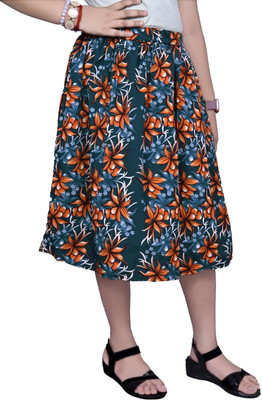 ANISHAN FASHION TRENDZ Solid Baby Girls A-line Black Skirt