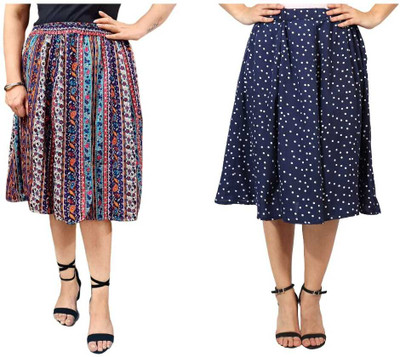 MAIYYA COLLECTION Printed Women A-line Multicolor Skirt