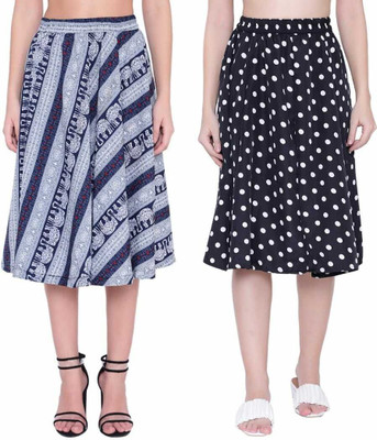 Manat Diva Printed Women A-line Multicolor Skirt