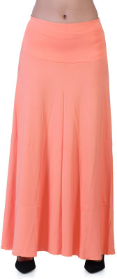 Laasa Sports Solid Women Regular Pink Skirt