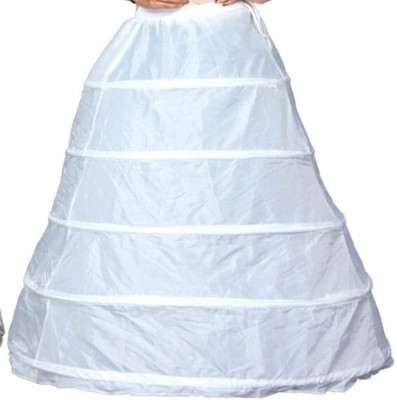 ZOYA CREATION Solid Women A-line White Skirt