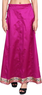 RAMESHWARAM FABRICS Floral Print Women Flared Purple Skirt