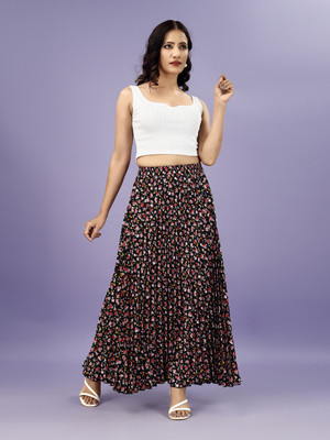 OTABU Printed Women A-line Multicolor Skirt