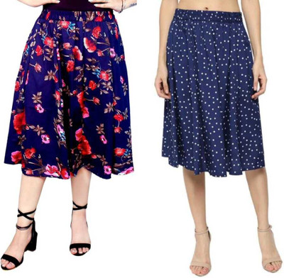 MAIYYA COLLECTION Printed Women A-line Multicolor Skirt