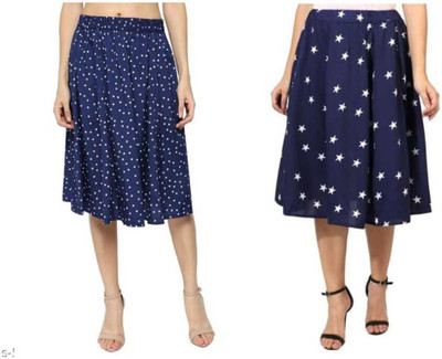 MAIYYA COLLECTION Printed Women A-line Multicolor Skirt