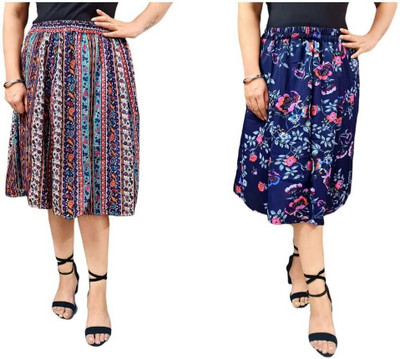MAIYYAA COLLECTION Printed Women A-line Multicolor Skirt
