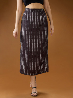Globus Printed Women Straight Multicolor Skirt