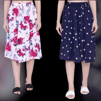 MAIYYA COLLECTION Printed Women A-line Multicolor Skirt
