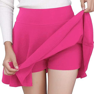 tanishka fashion hub Solid Women A-line Pink Skirt