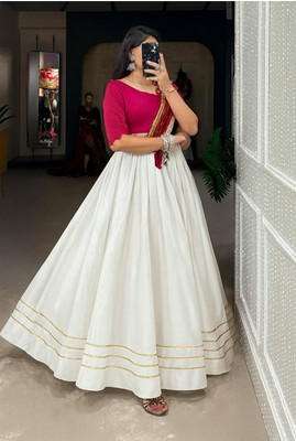 SssSsSassys s Solid Women Flared White Skirt