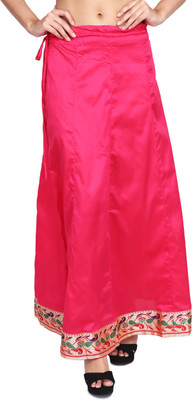 RAMESHWARAM FABRICS Floral Print Women Flared Pink Skirt