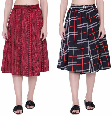 Manat Diva Printed Women A-line Multicolor Skirt