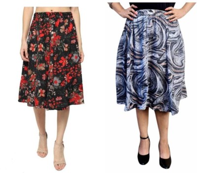 MAIYYA COLLECTION Printed Women A-line Multicolor Skirt