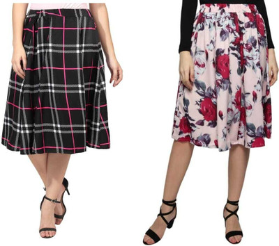 MAIYYAA COLLECTION Printed Women A-line Multicolor Skirt