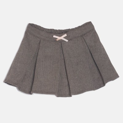 MINI KLUB Solid Baby Girls A-line Brown Skirt