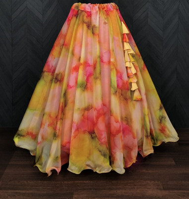 Tilton Printed Women Flared Multicolor Skirt