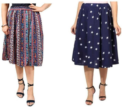 MAIYYAA COLLECTION Printed Women A-line Multicolor Skirt