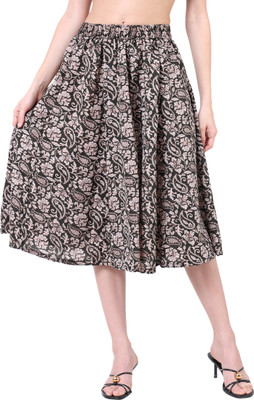PRABHNOOR Printed Women A-line Multicolor Skirt