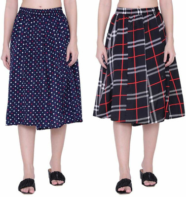Manat Diva Printed Women A-line Multicolor Skirt