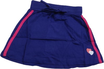 PK Collection Solid Baby Girls A-line Multicolor Skirt