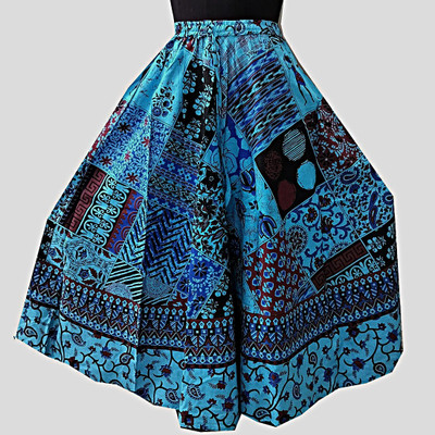 yarendra export Printed Women Flared Multicolor Skirt