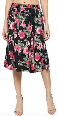 MAIYYAA COLLECTION Floral Print Women A-line Multicolor Skirt