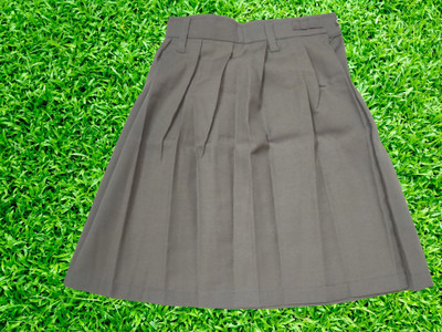 Abhima Fashion Solid Girls Regular Grey Skirt