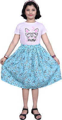 ANISHAN FASHION TRENDZ Solid Baby Girls A-line Black Skirt