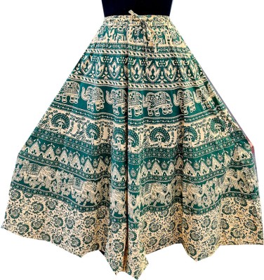 MF CREATION Printed Women Flared Multicolor Skirt