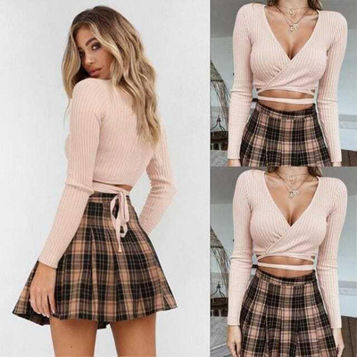 UTF Self Design Women Pleated Brown Skirt