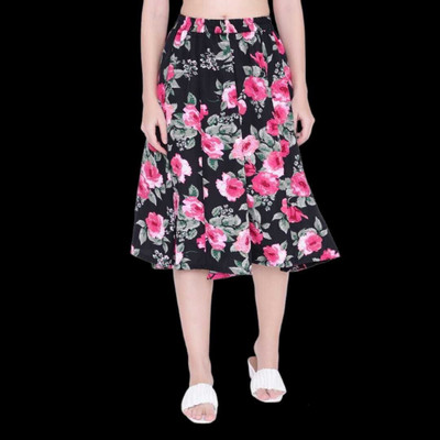 MAIYYAA COLLECTION Floral Print Women A-line Multicolor Skirt