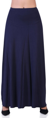 Laasa Sports Solid Women Regular Blue Skirt