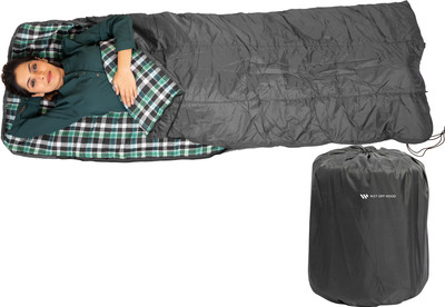 Wet Off Hood sleeping bag for adults men (Bk) Sleeping Bag