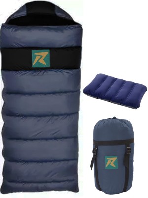 Rocksport Karakoram Rectangular -5°C Degree Reliance Hollow Fibre with Free Air Pillow Sleeping Bag