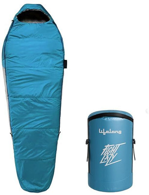 Lifelong Sleeping Bag For Adults | Winter Temperatures|Best For Camping, Hiking, Trekking Sleeping Bag(Blue)
