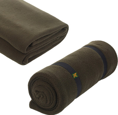Rocksport Fleece Sleeping bag cum blanket for Train Travel,Camping,Sporting Events Sleeping Bag(Green)