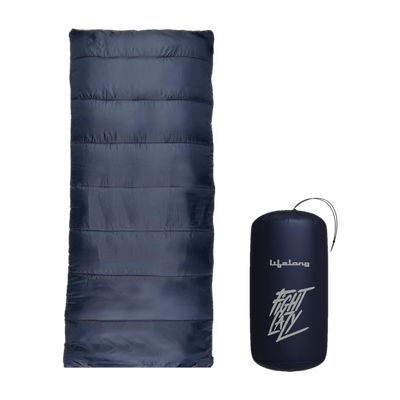 Lifelong Sleeping Bag for Adults - Winter Sleeping Bags Temperatures 4°C to 10°C Sleeping Bag(Blue)
