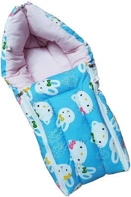 Found Fit Cotton Baby Sleeping Bag/Carry Bag (0-7 Months) Soft & Comfort Sleeping Bag. Sleeping Bag(Multicolor)