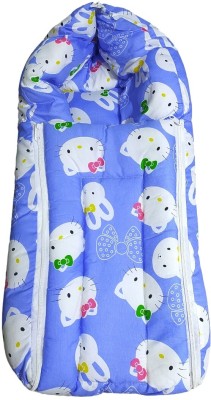 Creeknest New Born Baby Fluffy Skin Friendly Cotton Carry & Sleeping Bag-1 Piece Sleeping Bag(Blue)