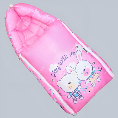 Frido Baby Sleeping Bag 3in1 Cotton Comfortable For New Born Baby Carry Bag 0-12 Month Sleeping Bag(Brown)